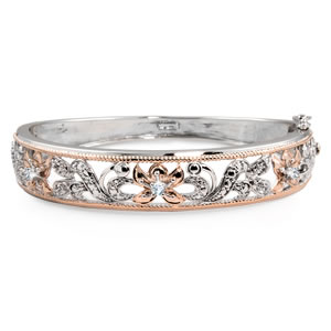 Hopes Embrace Jeweled Bangle Bracelet