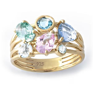 Rock Candy Gemstone Ring