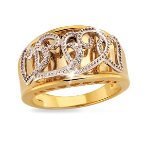 Sisters At Heart Diamond Ring
