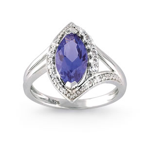 Tanzanite Temptation Marquise Ring