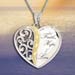�The Greatest Of These Is Love� Footprints� Pendant