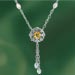 Irish Heart Lariat Necklace