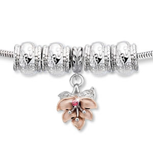 Hope For The Cure Believe In Miracles® Charm and Bracelet