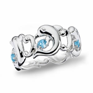 Dance Of The Dolphin Eternity Ring
