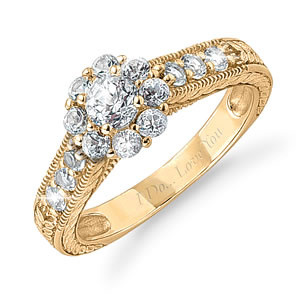 I Do... Love You!  Gold Edition 1 Carat Engagement Ring