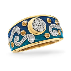 “Starry Night” Jeweled Ring