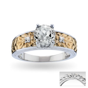 Victorian Romance Engagement Ring
