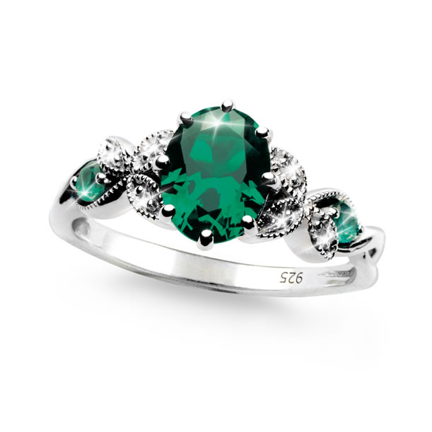 925 Solid Sterling Silver Men Ring, Created Emerald Stone Ring, Middle  Eastern Ethnic Design, Men's Ring|Amazon.com
