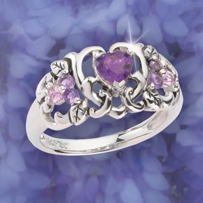 The Concorde Collection Wisteria Lane Heart Ring - 1/4 Carat Heart